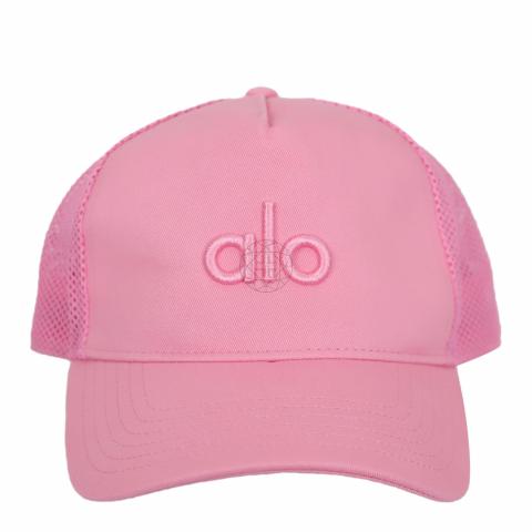 Sell Alo Yoga District Trucker Hat Pink HuntStreet